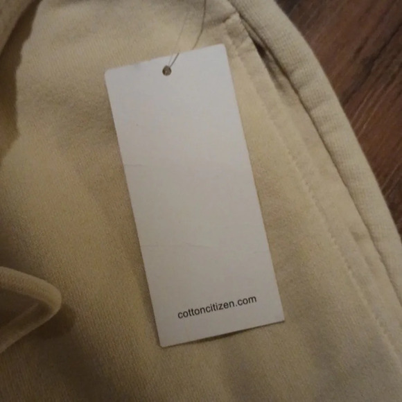 Cotton Citizen Tan Oat High Waisted Fitted Sweatpants A40 - Picture 8 of 11